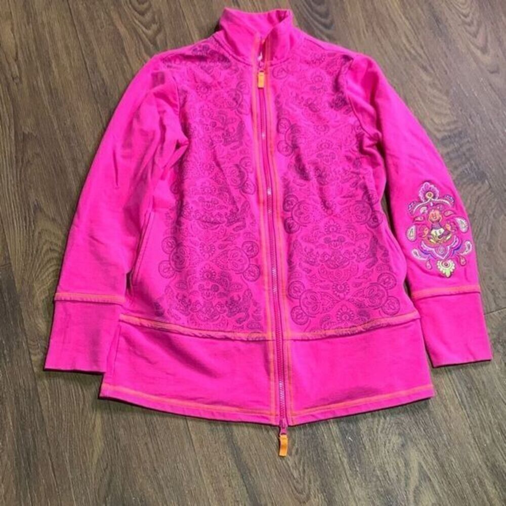 Disney Mickey Mouse pink Track‎ Jacket Paisley jacket zip up